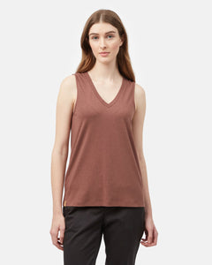 TreeBlend V-Neck Tank-1