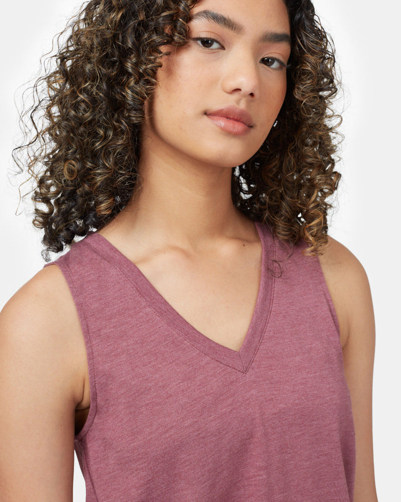 TreeBlend V-Neck Tank-4