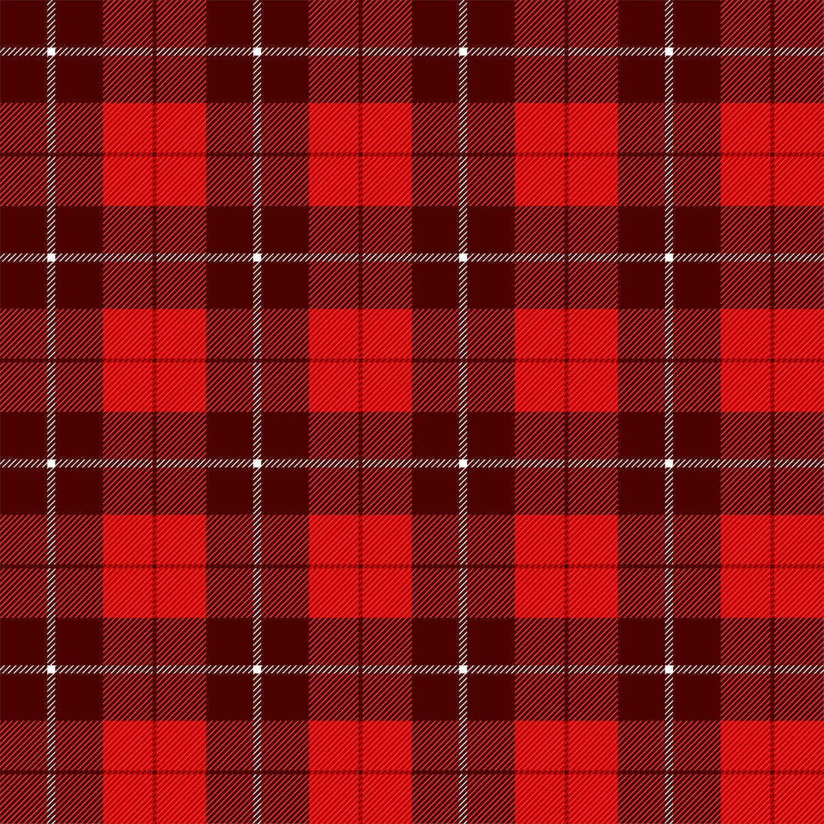 Plaid Red 2 Adhesive Vinyl-1