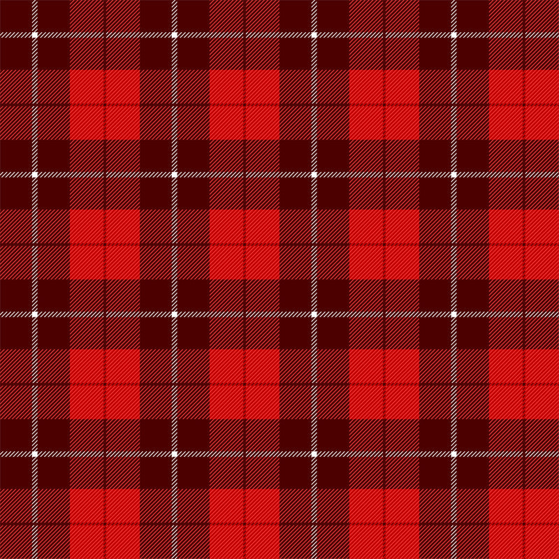 Plaid Red 2 Adhesive Vinyl-1