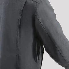 Milwaukee Leather Men's Black Armored Biker Shirt with Reinforced Fibers-6