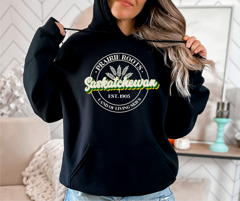 Retro Saskatchewan Hoodie | Saskatchewan Apparel-1