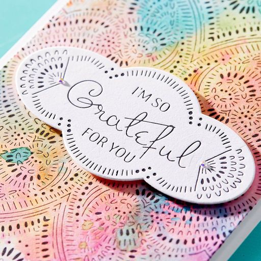 So Grateful for You Press Plate & Die Set from the BetterPress Collection-7