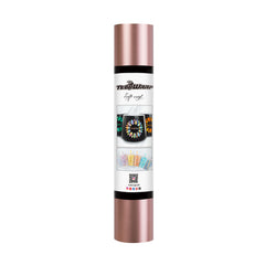 TeckWrap Craft Metallic Satin Chrome Vinyl -Rose Gold | Ideal for Wall Decals, Signage, Auto Graphics, and More!-1
