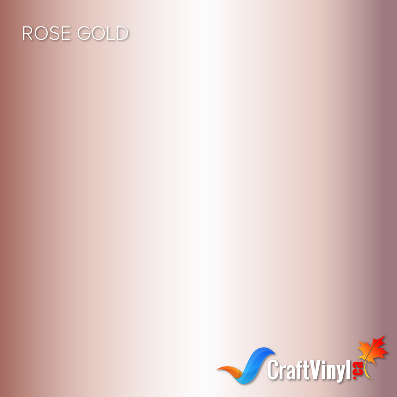 Craft Rose Gold HTV Vinyl 12"-1