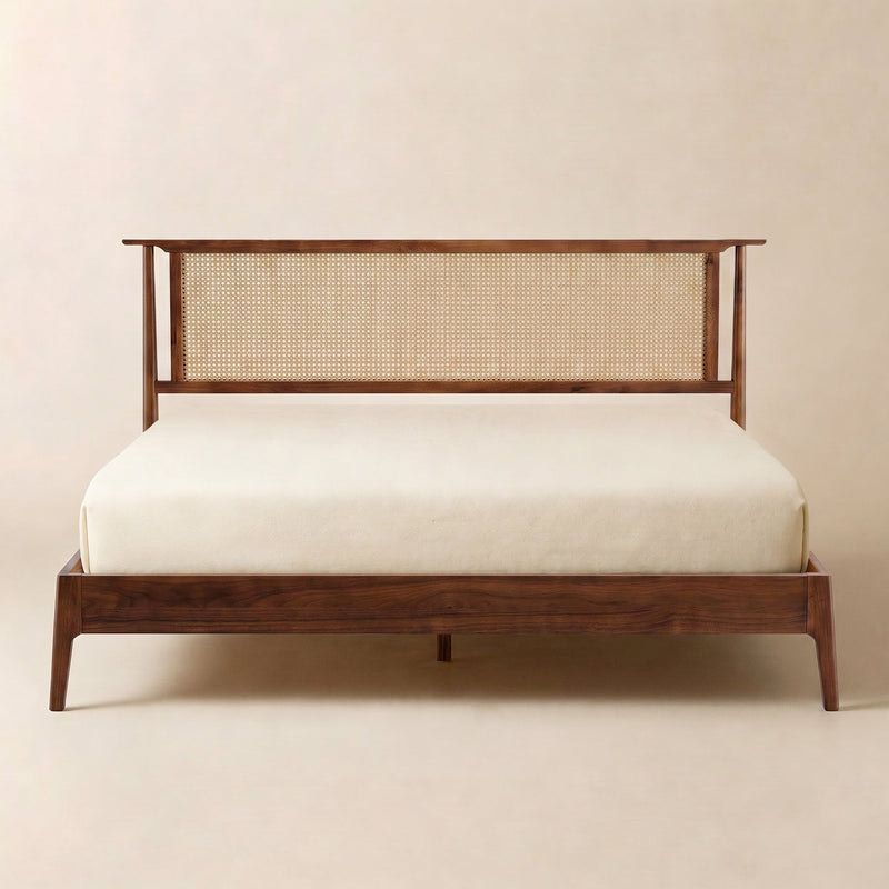 Ruby Natural Rattan Bed Frame-1