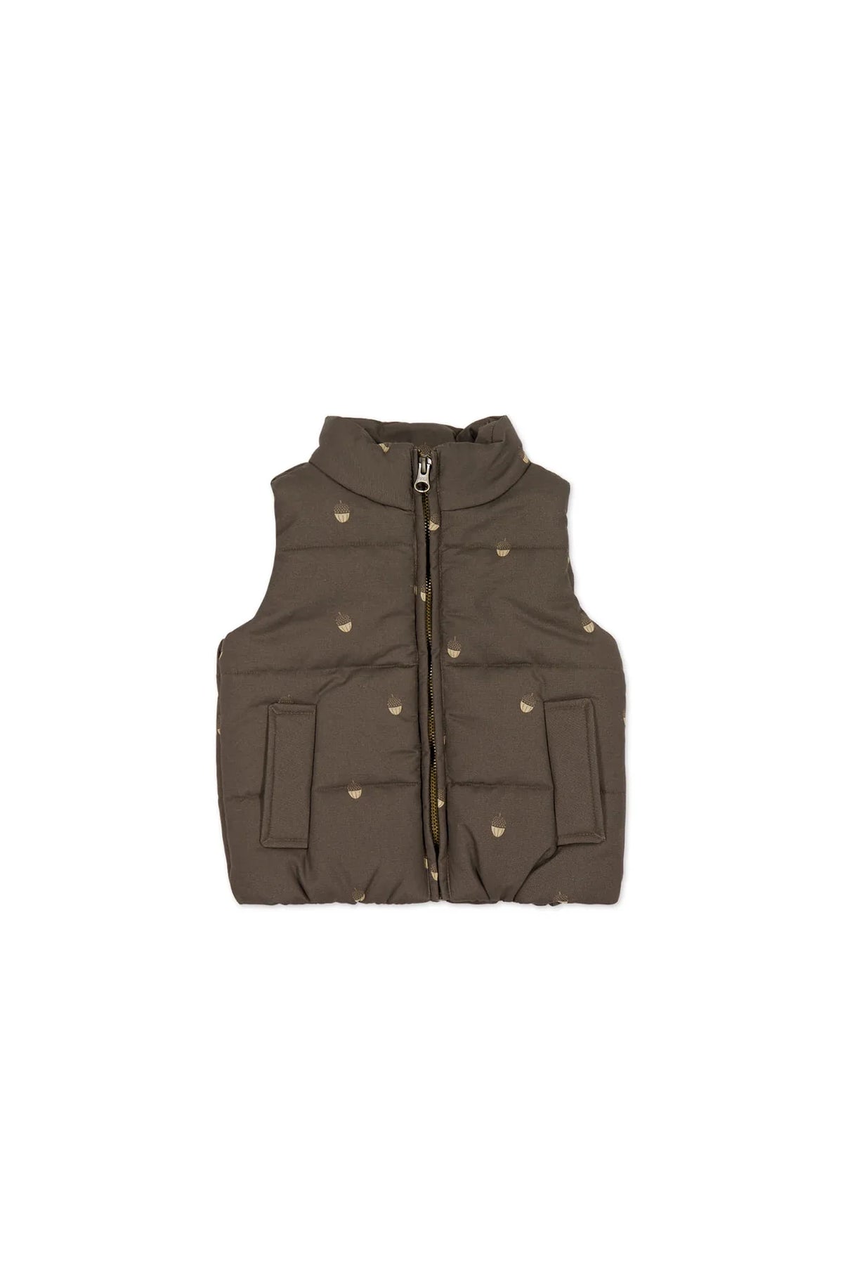Rudi Puffer Vest - Acorn Wolf | Jamie Kay-3