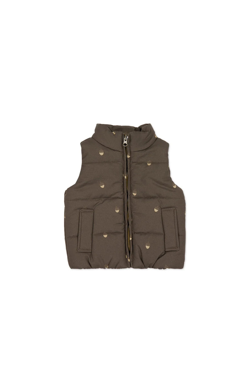 Rudi Puffer Vest - Acorn Wolf | Jamie Kay-3