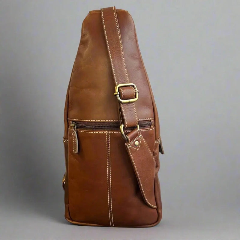 Rugged Earth Full Grain Sling Bag Backpack-3