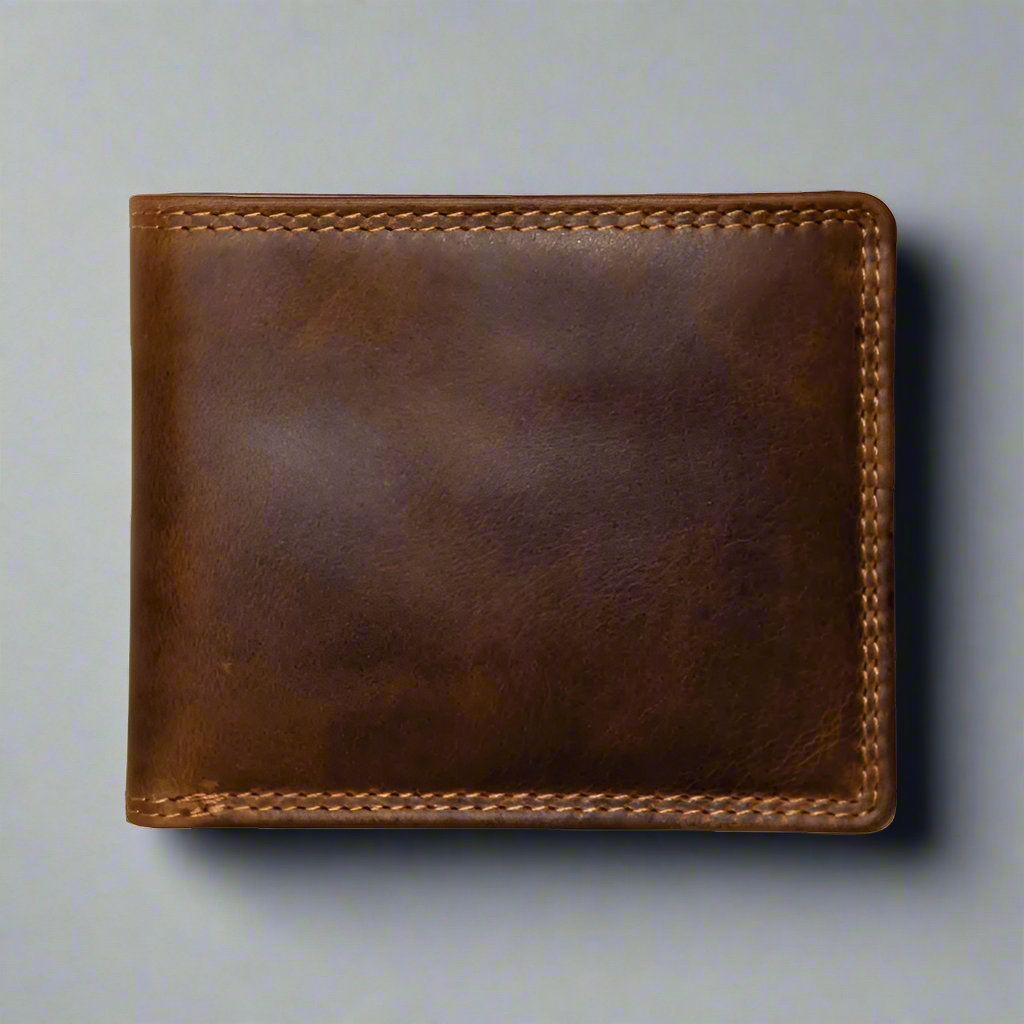 Rugged Earth Men's Bifold Leather Wallet-3