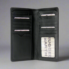 Rugged Earth Men's Tall Leather Wallet-3