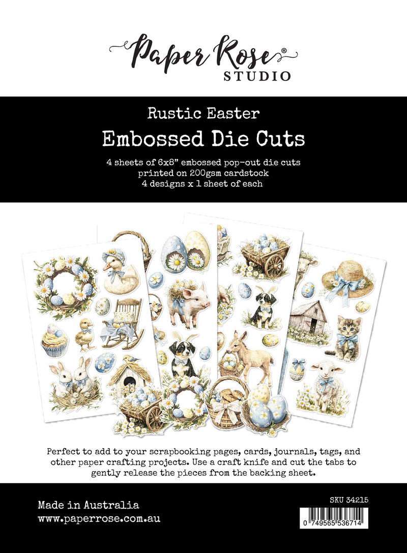 Rustic Easter Embossed Die Cuts 34215-1