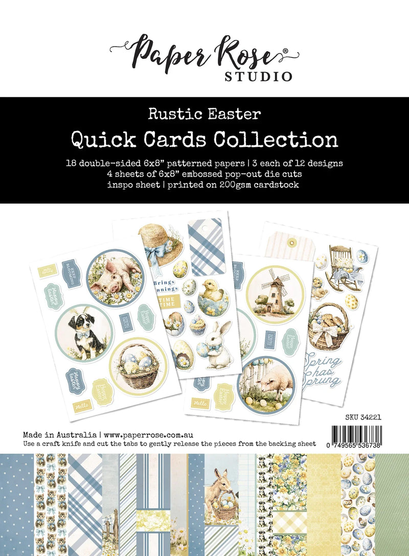 Rustic Easter Quick Cards Kit 34221-1