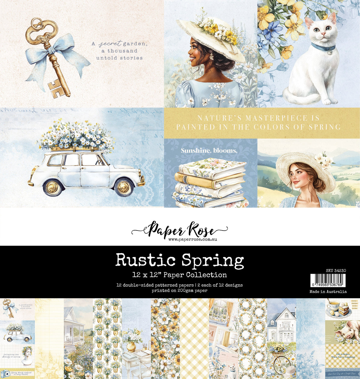 Rustic Spring 12x12 Paper Collection 34230-1