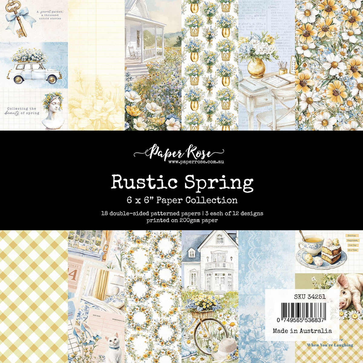 Rustic Spring 6x6 Paper Collection 34251-1