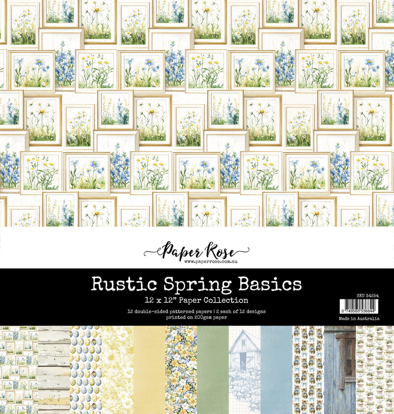 Rustic Spring Basics 12x12 Paper Collection 34254-1