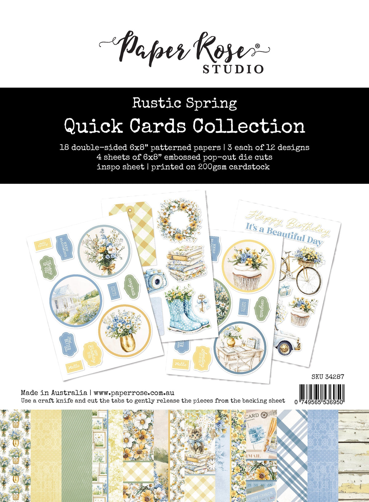 Rustic Spring Quick Cards Kit 34287-1