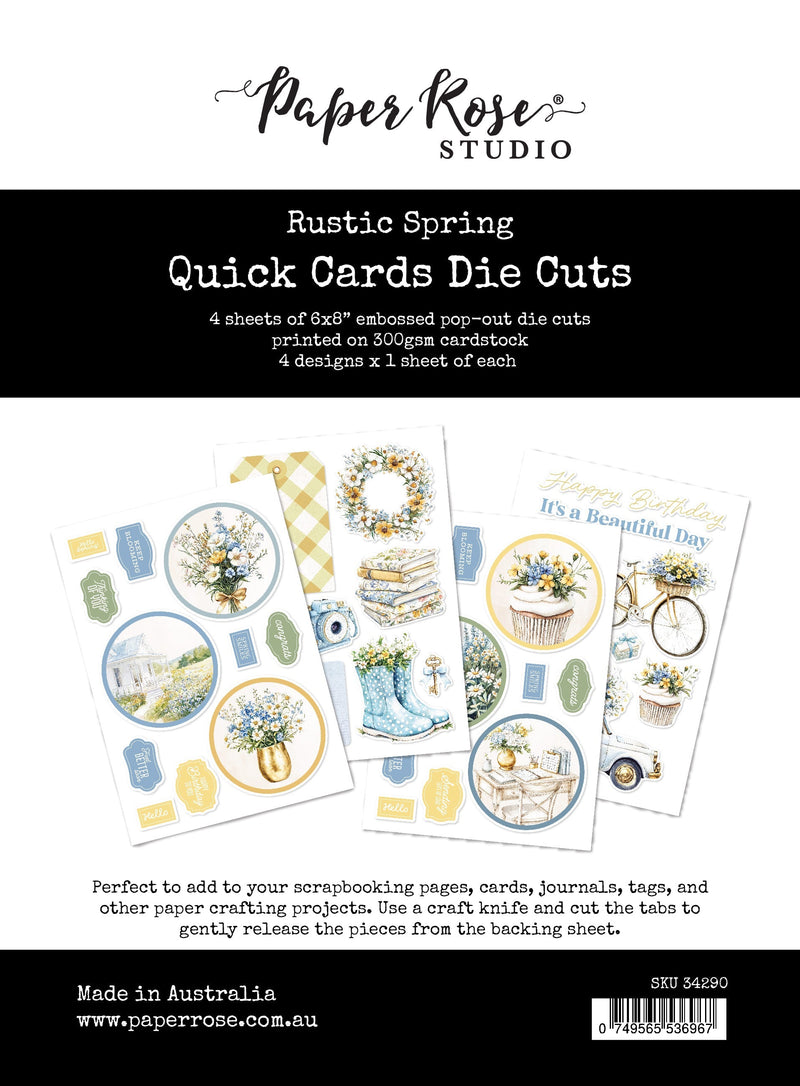 Rustic Spring Quick Cards Die Cuts 34290-1