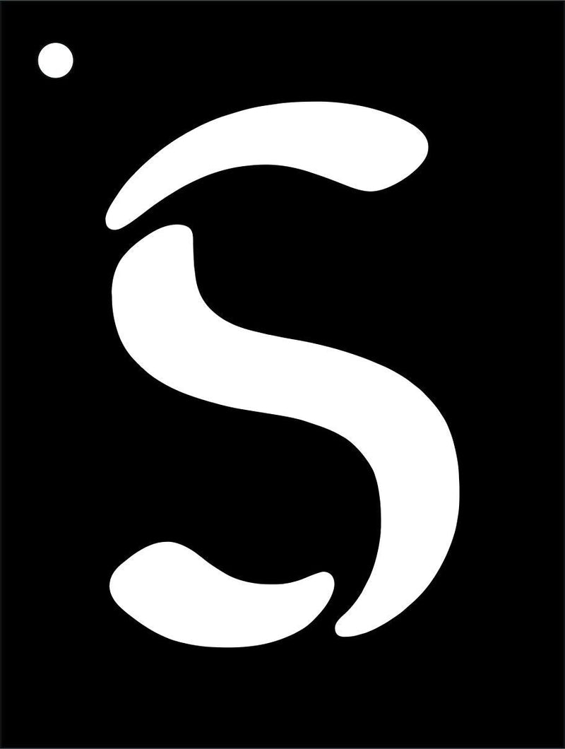 Mini Stencil Upper Case Letter-32