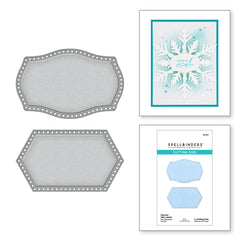 Matrices de découpe Étiquettes Mini Percées de la Collection Flocons de Neige de Bibi Cameron-2