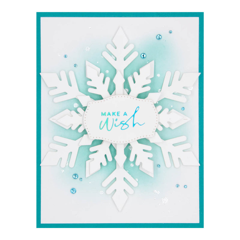 Matrices de découpe Étiquettes Mini Percées de la Collection Flocons de Neige de Bibi Cameron-4