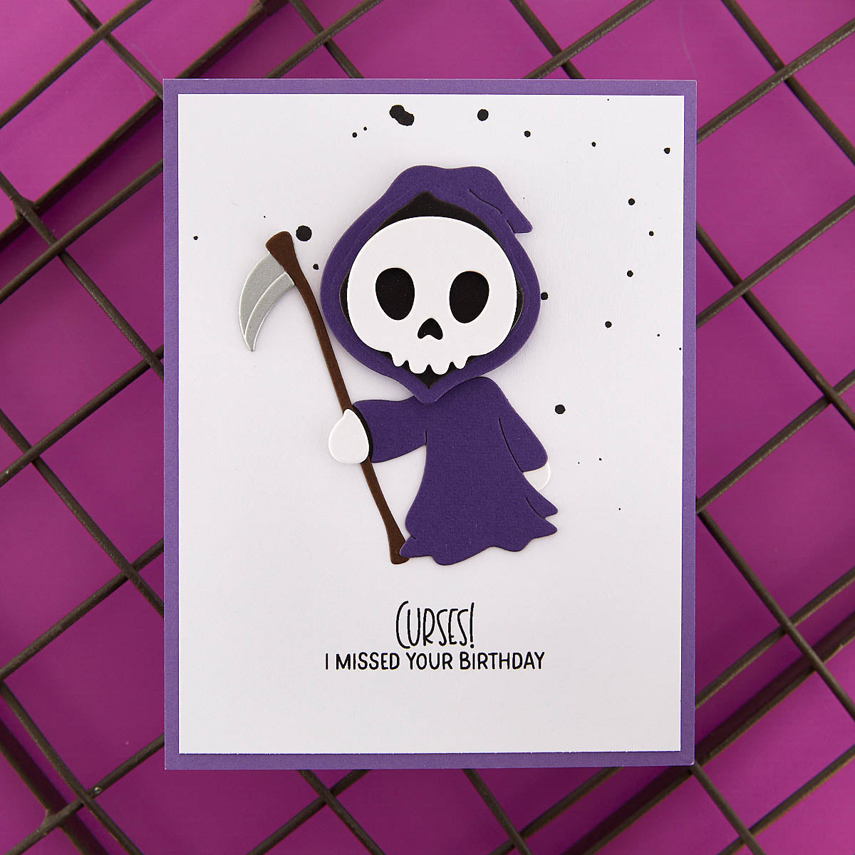 Dancin' Grim Etched Dies from the Dancin' Halloween Collection-5