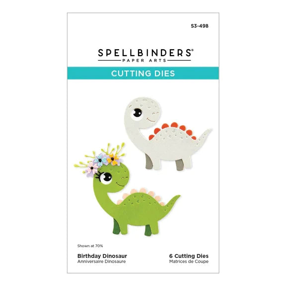Troqueles grabados Dinosaurio de cumpleaños de la colección Monster Birthday-1