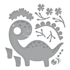 Troqueles grabados Dinosaurio de cumpleaños de la colección Monster Birthday-3