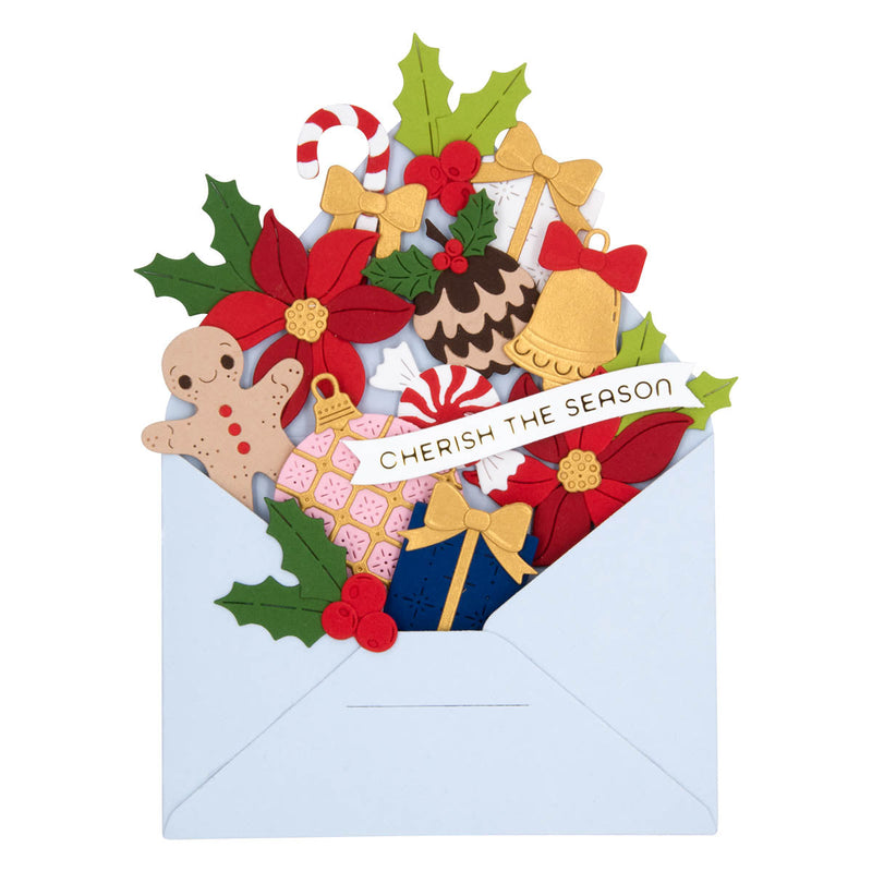 Matrices de découpe "Merveille de Noël" de la collection "Enveloppe de Merveille"-4