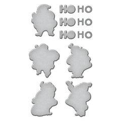 Silly Santas Etched Dies by Simon Hurley-3