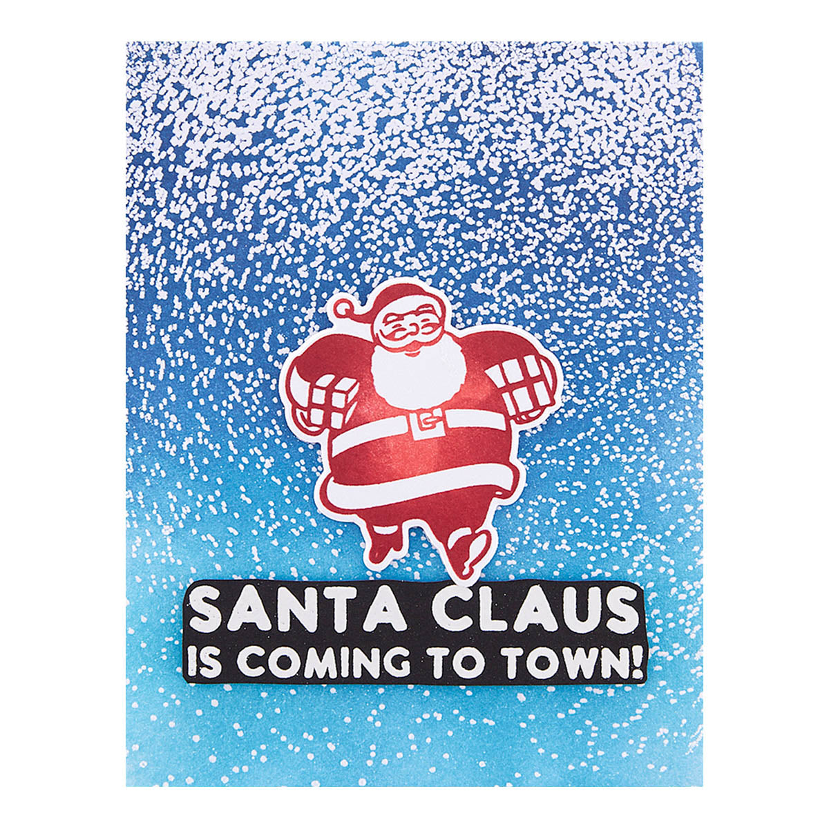 Silly Santas Etched Dies by Simon Hurley-4