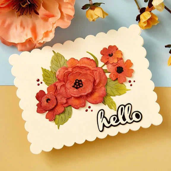 Troqueles grabados Vintage Florals de la colección From the Garden de Wendy Vecchi-5