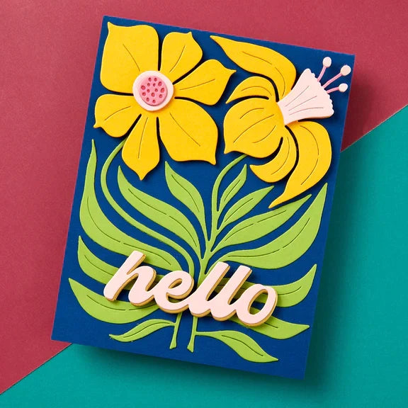 Fresh Picked Daffodils Etched Dies from the Fresh Picked Collection-5