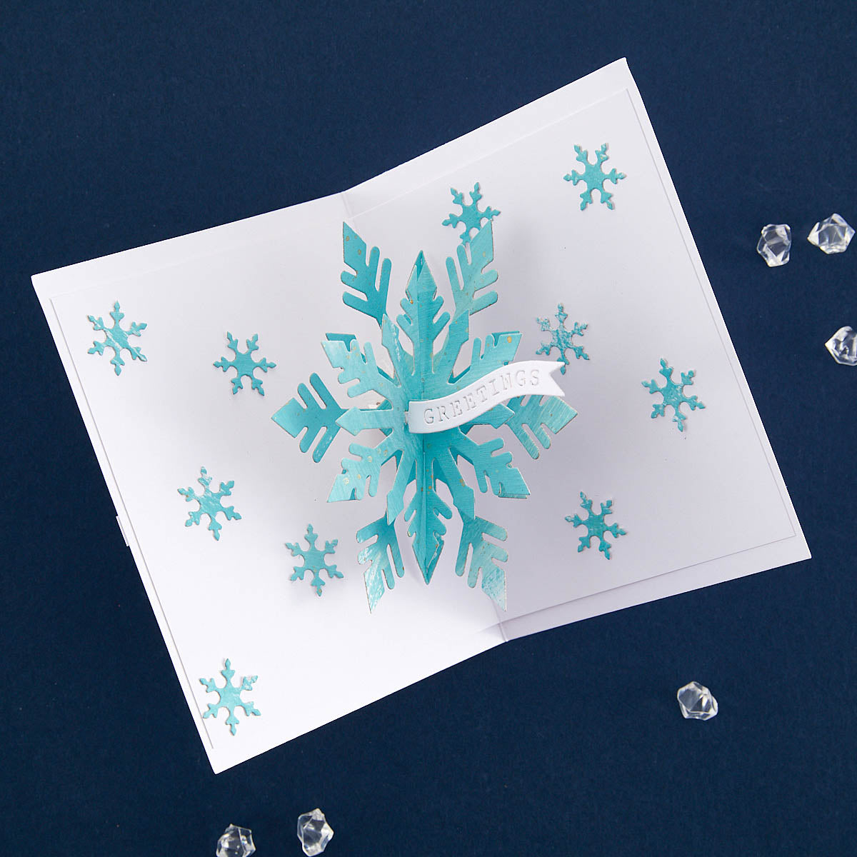 Pop-Up Snowflake Etched Dies from the Bibi's Snowflakes Collection by Bibi Cameron-6