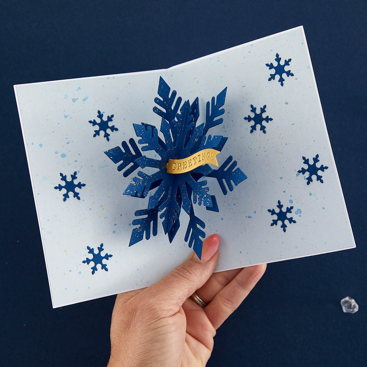 Pop-Up Snowflake Etched Dies from the Bibi's Snowflakes Collection by Bibi Cameron-5