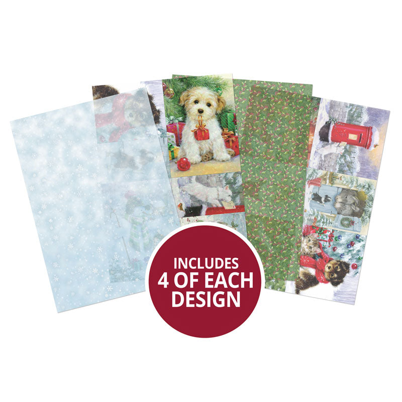 Santa Paws Printed Parchment-1