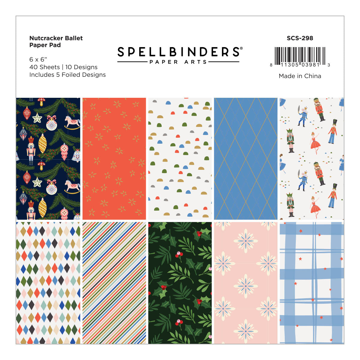 Nutcracker Ballet Paper Pad from the Nutcracker Sweet Collection-1