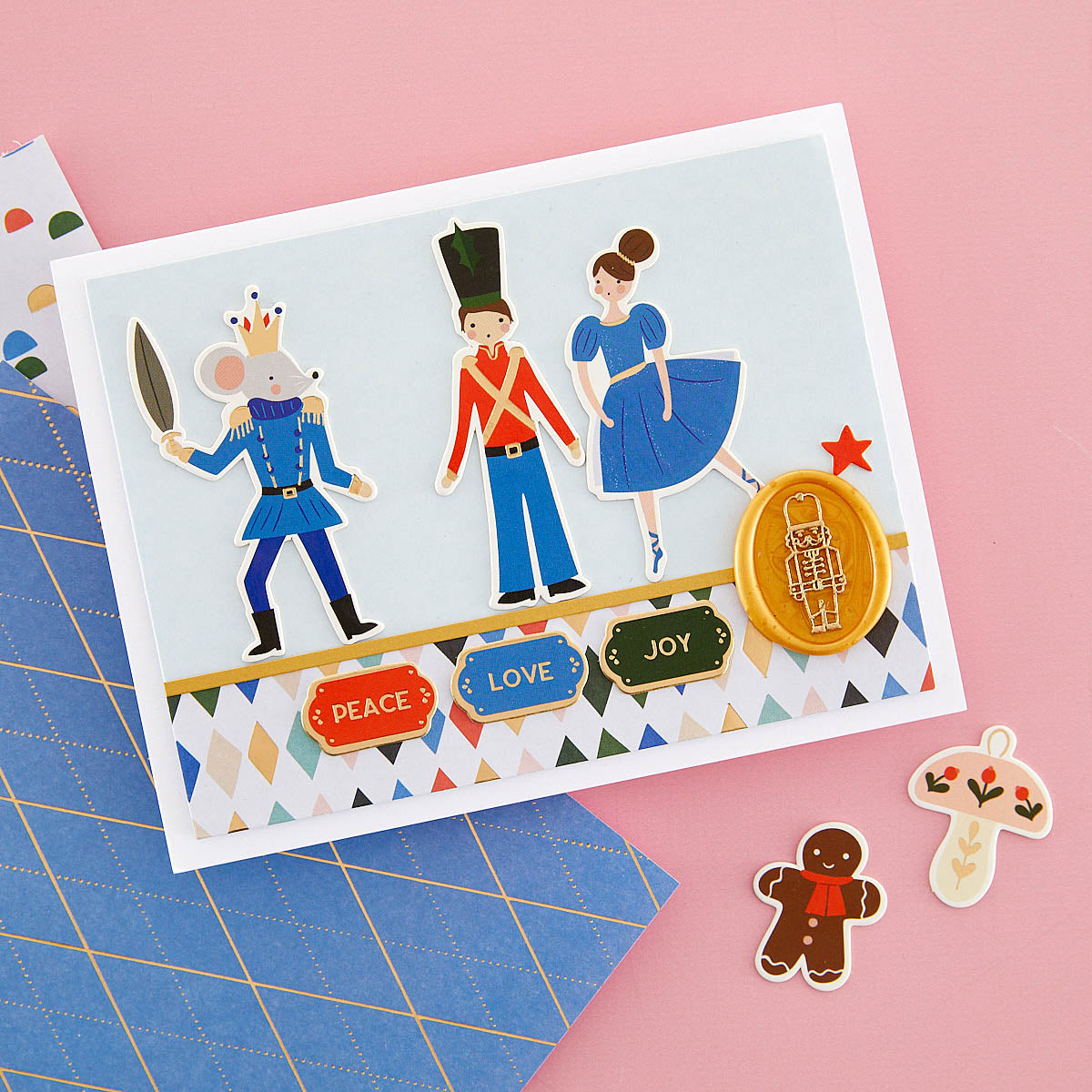Nutcracker Ballet Chipboard Stickers from the Nutcracker Sweet Collection-4