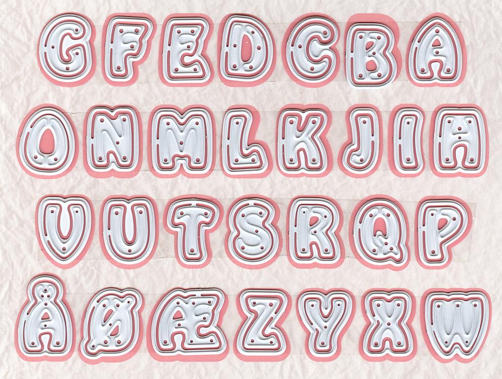 Shape Dies - Alphabet-1