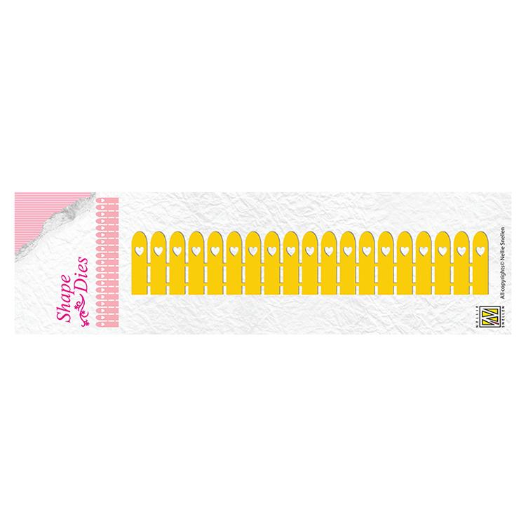 Shape Die - Heart Picket Fence-1