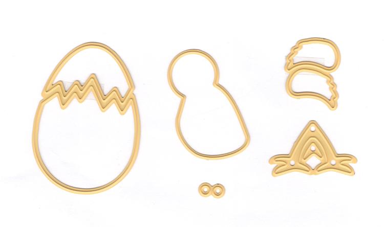 Nellie's Choice - Shape Die - Chick & Egg-2