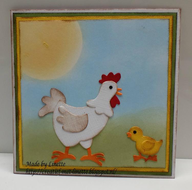 Nellie's Choice - Shape Die - Hen & Rooster-4