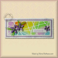 Nellie's Choice Mixed Media Stencil - Slim Line - Abstract-2