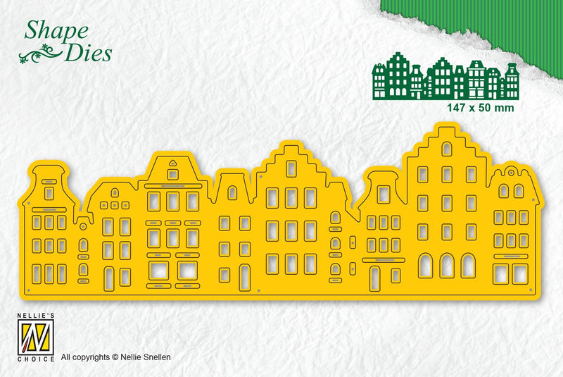 Shape Die Vintage Houses-1