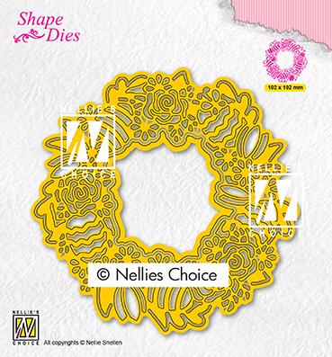 Shape Dies Easter Wreath-1