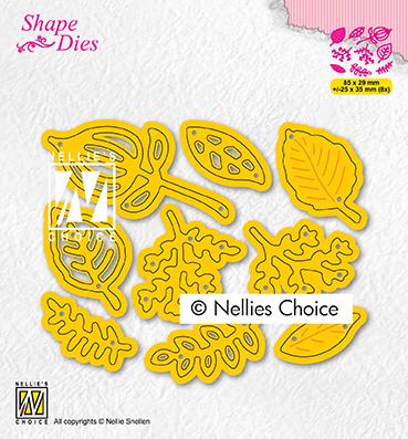 Shape Dies Set Of Leaves-1
