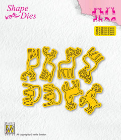 Nellie's Choice - Shape Dies - Mini Dies Deer-1-1