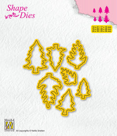 Nellie's Choice - Shape Dies - Mini Dies Pinetrees-1-1