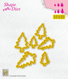 Nellie's Choice - Shape Dies -Mini Dies Pinetrees-2-1