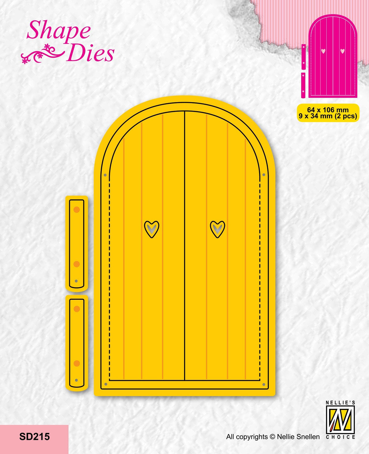 Nellie's Choice Shape Die - Door-1